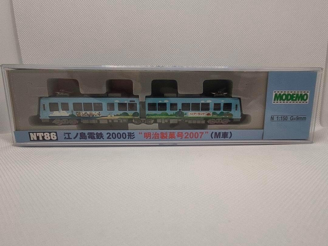 江ノ島電鉄2000形 明治製菓号NT86 水色 江ノ島電鉄2000形 明治製菓号NT86 水色 中古】Nゲージ NT86 江ノ島電鉄